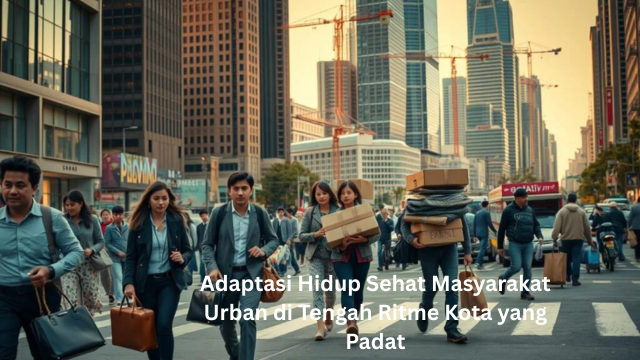 Adaptasi Hidup Sehat Masyarakat Urban